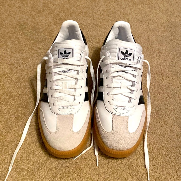 Adidas Samba - white with black stripes - Men’s 11.5 - Picture 11 of 14